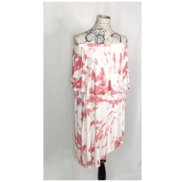 HAND dip-dye Tunic featuring asymmetrical Hem - Picture 10 of 12